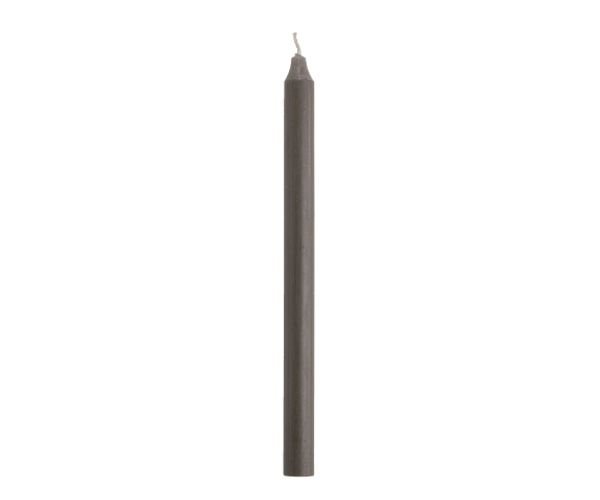 Rustik Lys - Dinner candle 2.1 x 30 cm Warm gray