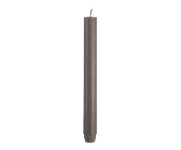 Rustik Lys – Tischkerze 2,6 x 30 cm Warmgrau