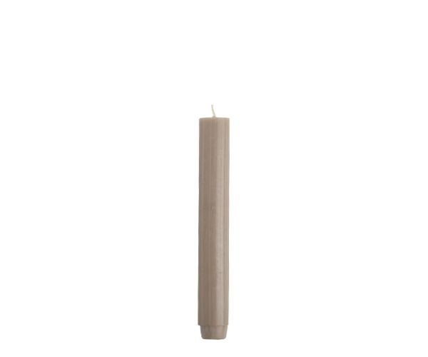 Rustik Lys dinerkaars Olifantgrijs – 2,6 × 18 cm