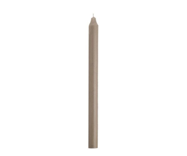 Rustik Lys - Dinner candle 2.1 x 30 cm Elephant gray