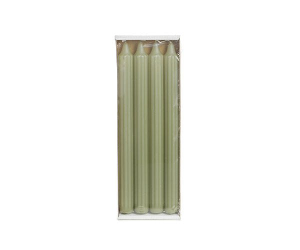 Rustik Lys – Gerillte Tafelkerze Eukalyptus s/4