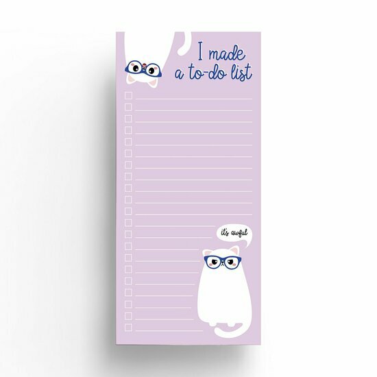 Studio Inktvis - Notepad To Do Block Grumpy cat