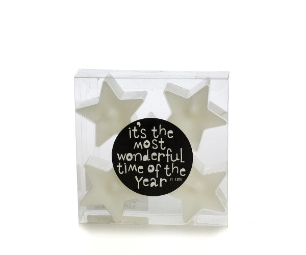 Rustik Lys - Tealights star white