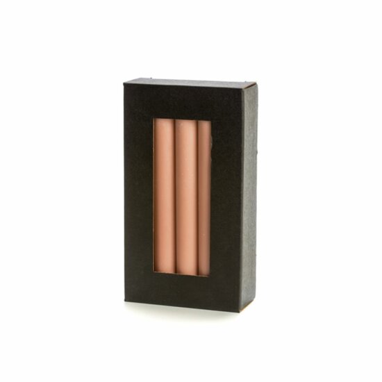 Rustik Lys - Dinner candle 2.2 x 19 cm Pink terra