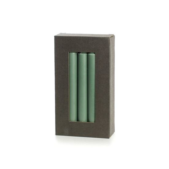 Rustik Lys - Dinner candle 2.2 x 19 cm forest green