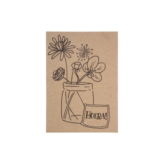 My Style - Card with wild flower mix Hooray
