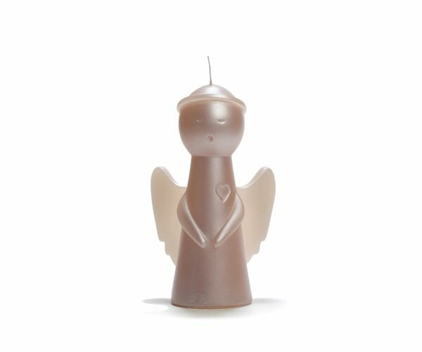 Rustik Lys - Candle Christmas Angel skin metallic