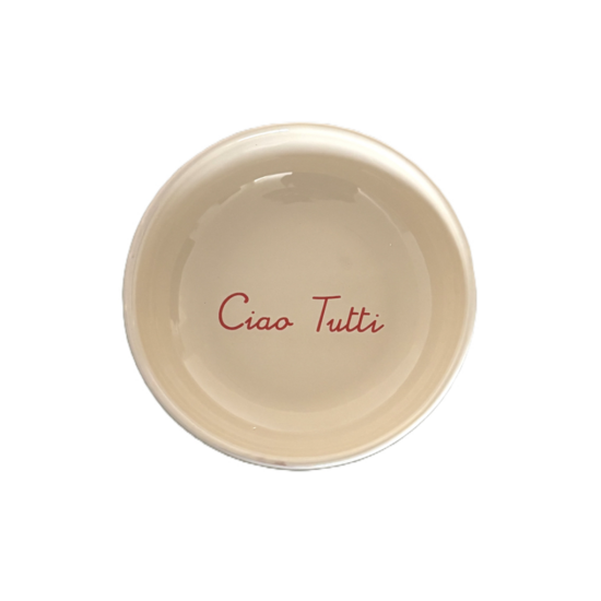 Simple of My Style - Ciao Tutti bowl red