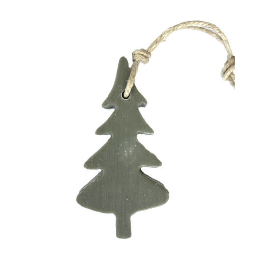 My Style – Seifenanhänger Weihnachtsbaum XL, olivgrün, Duft nach Oliven