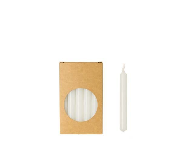Rustik Lys - Pencil Candles White S