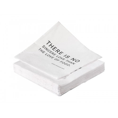 My Style - Napkins There is no sincere love than the love of food