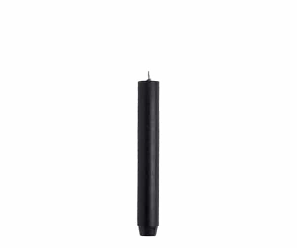 Rustik Lys - Dinner candle 2.6 x 18 cm Black