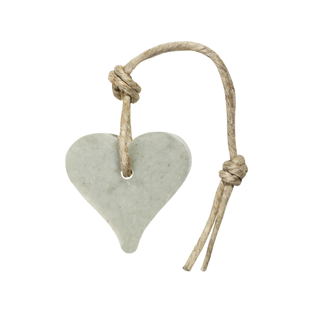 My Style - Soap pendant heart green scrub, olive scent