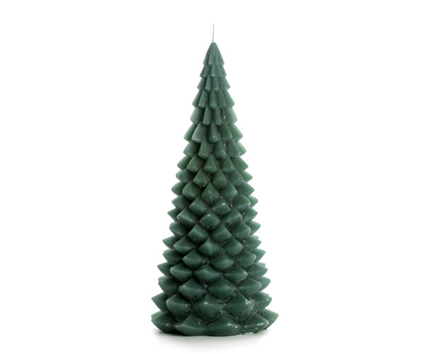 Rustik Lys kerstboomkaars Leaf Green groen 13,5 × 30 cm