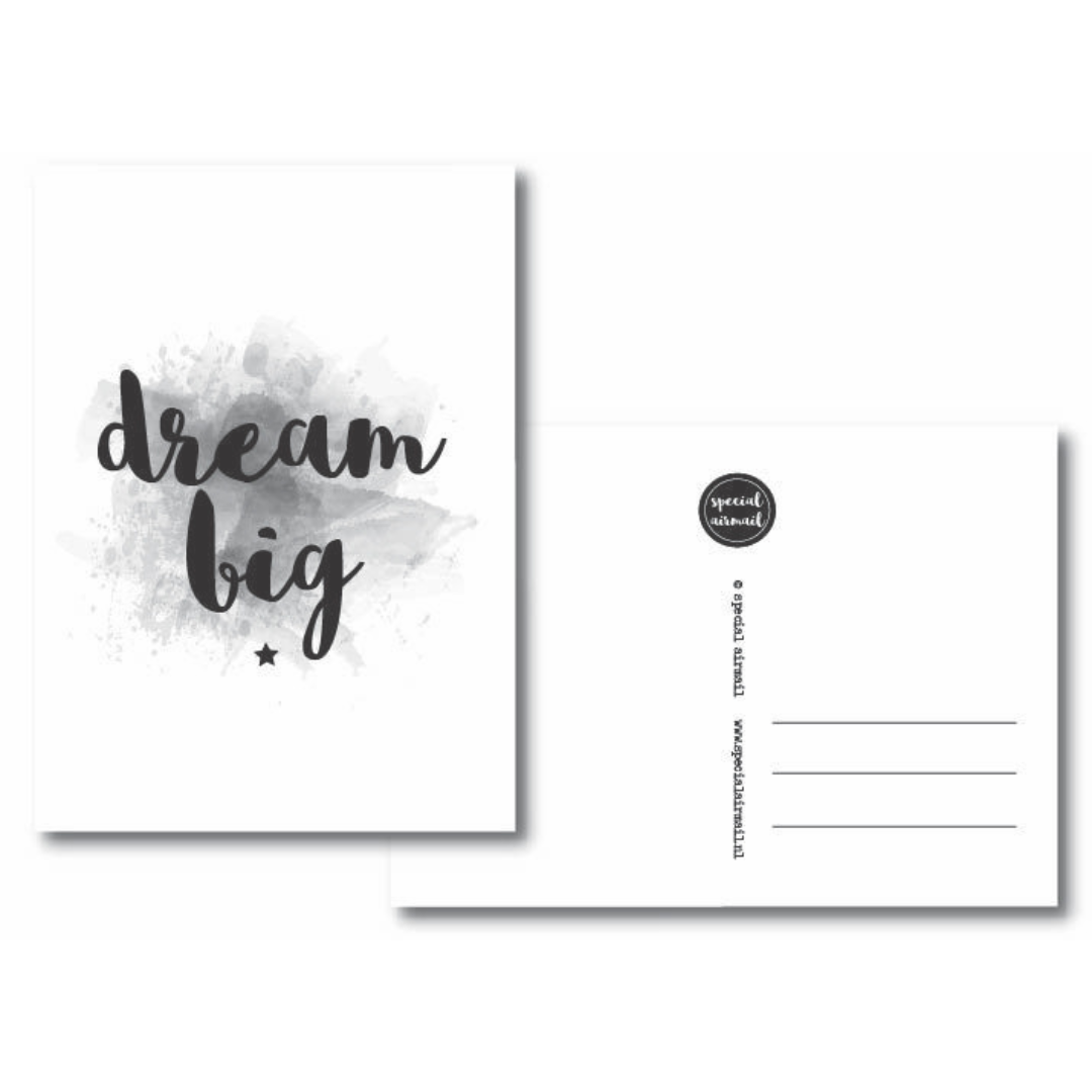 Special Airmail - Kaart Dream big