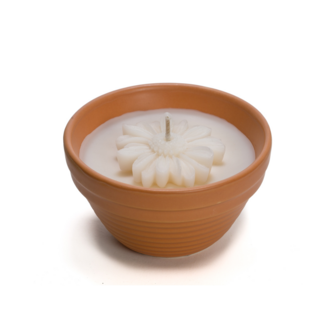 distelroos-Rustik-Lys-Kaars-Flower-bowl-Vanilla