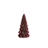 Rustik Lys - Kerstboom kaars Aubergine S