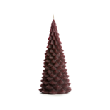 Rustik Lys - Kerstboom kaars Aubergine L