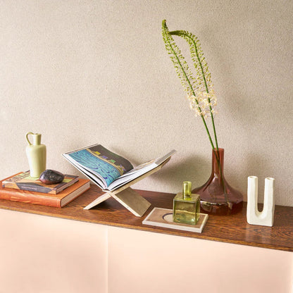 Urban Nature Culture - Kandelaar Cubico - Pale Green Gerecycled Glas (16 cm)