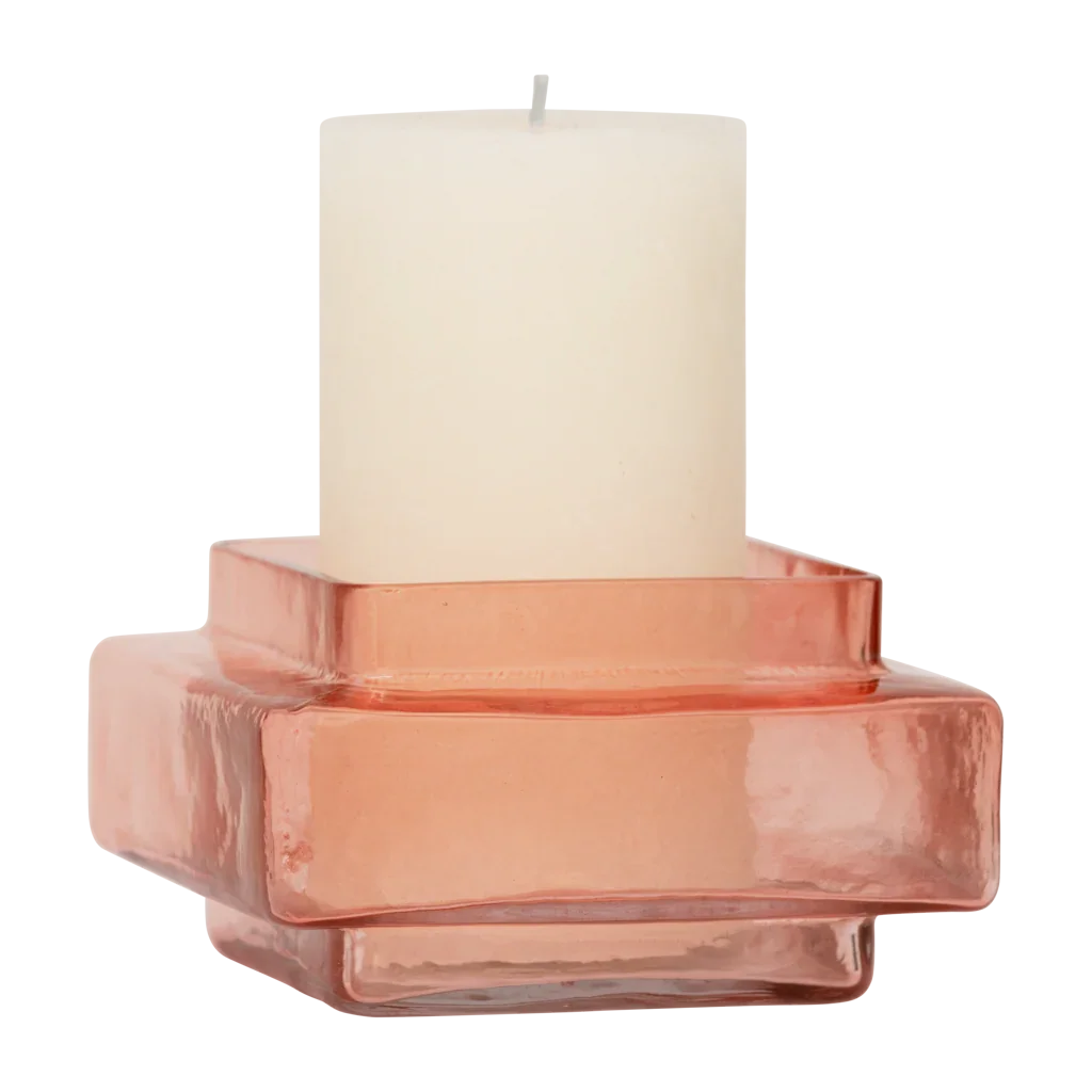 Urban Nature Culture - Theelichthouder Isla XL Quartz Pink