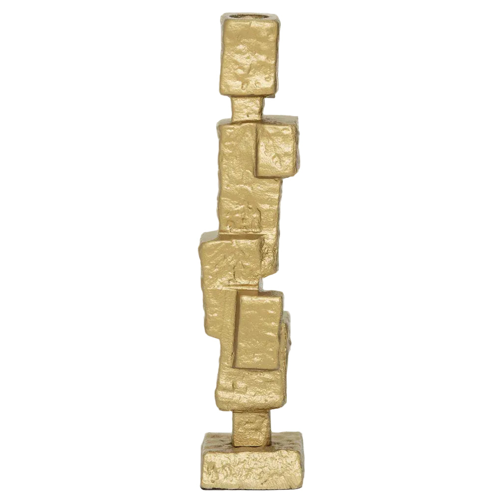 Urban Nature Culture - Kandelaar Mona - Goud Aluminium (28 cm)