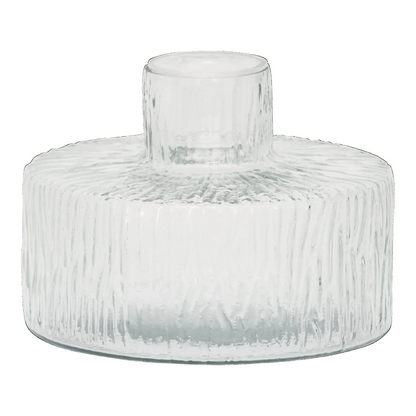 Urban Nature Culture - Kandelaar Solvi A - Gerecycled Glas Transparant Ø 13 cm