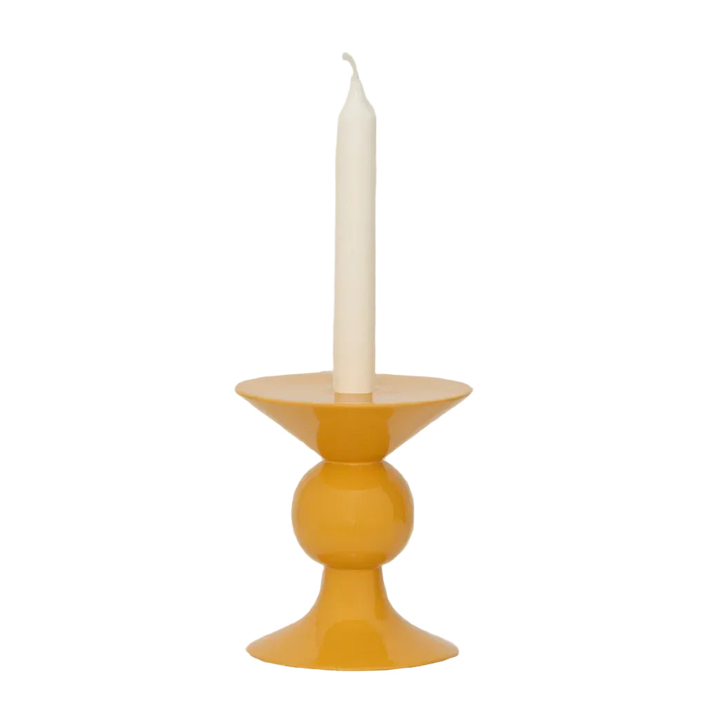 Urban Nature Culture kandelaar Goba Golden Orange Ø13,5 × 15 cm