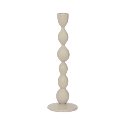 Urban Nature Culture kandelaar Juna Pale Khaki van aluminium Ø8,5 × 27 cm