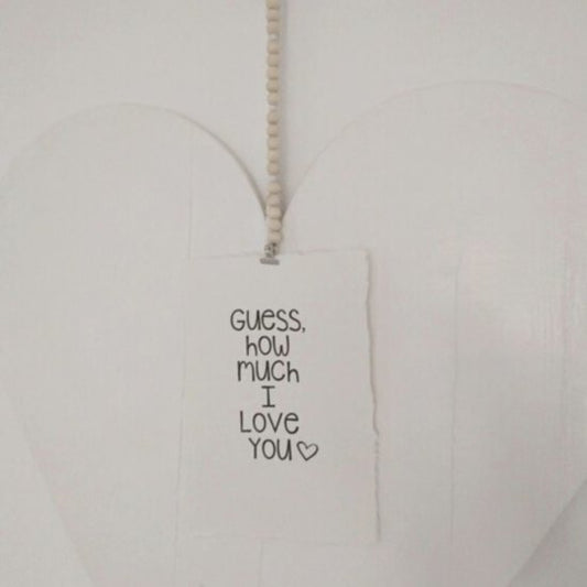 Op de Maalzolder - Poster Guess how much I love you