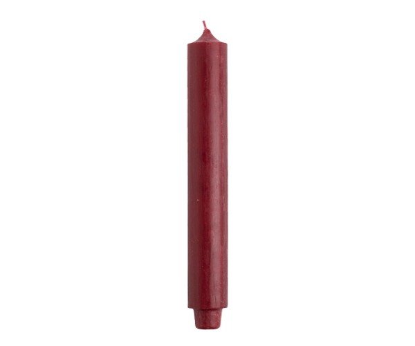 Rustik Lys - Dinner candle 3.2 x 30 cm Antique red