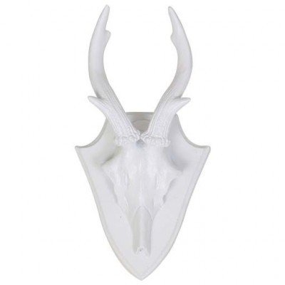 Light &amp; living - Wall ornament Antlers white 26