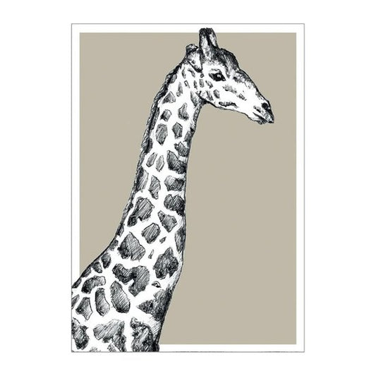 BDdesigns - Kaart Wildlife Giraffe
