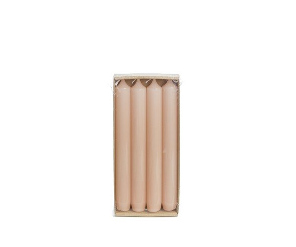 Rustik Lys hoogglans dinerkaarsen Blossom 2,1 × 19 cm - 4 stuks