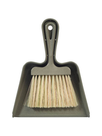 My Style - Broom and dustpan green gray