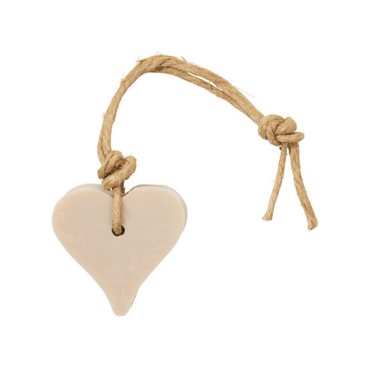 My Style - Soap pendant heart light taupe, cashmere scent