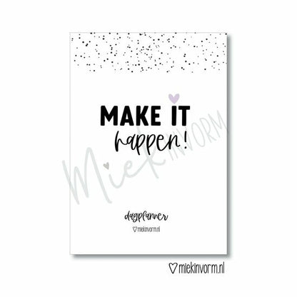 MIEKinvorm - Day planner A5