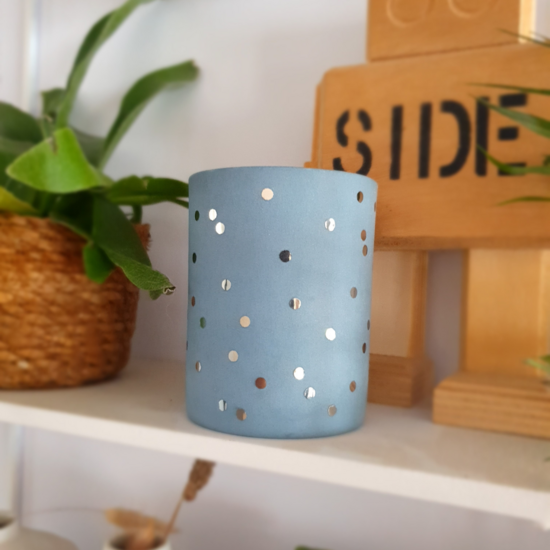 Broste Copenhagen - Tealight holder Snow Monument/silver