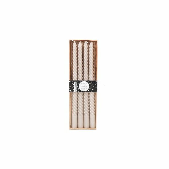 Housevitamin - Twisted candles s/4 Gray