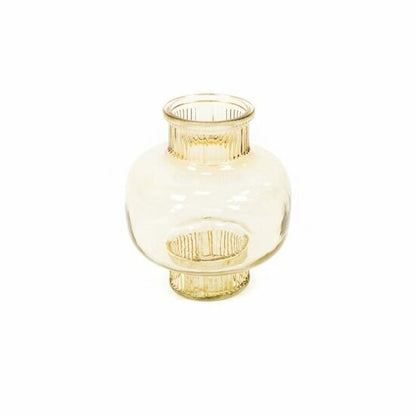 Housevitamin - Glass Shape Vase Amber