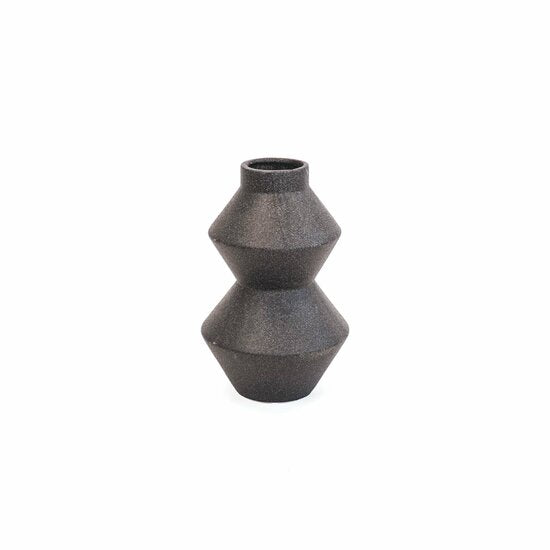 Housevitamin - Organic vase Black - 13x13x22cm