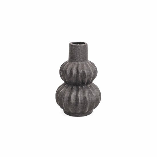 Housevitamin - Organic vase Black - 15x15x24cm