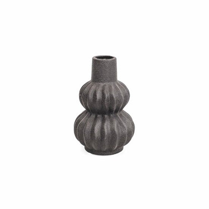 Housevitamin - Organic vase Black - 15x15x24cm