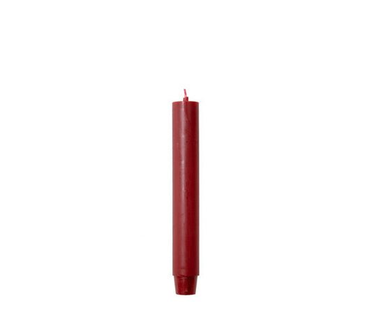 Rustik Lys dinerkaars Antiek rood – 2,6 × 18 cm