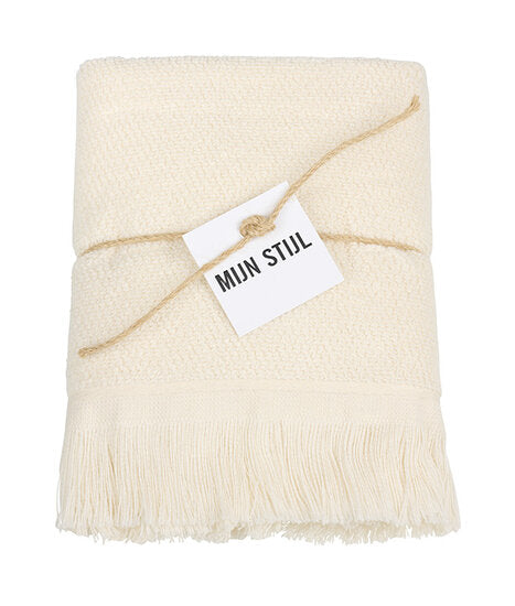 My Style - Towel with fringes Ecru