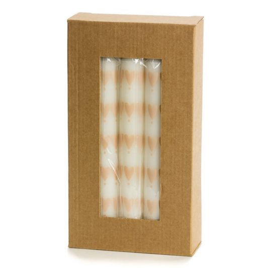 Rustik Lys – Stearin-Dinnerkerze von Kimmi Hearts Dot