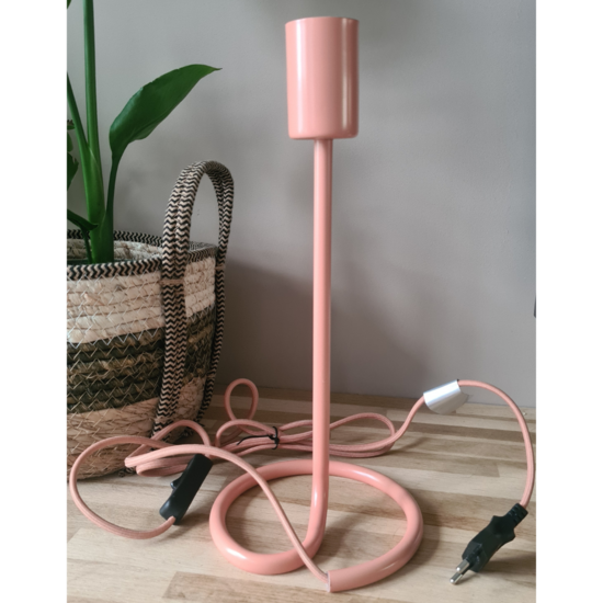 Broste Copenhagen - Tafellamp Cilu Flamingo roze showroommodel