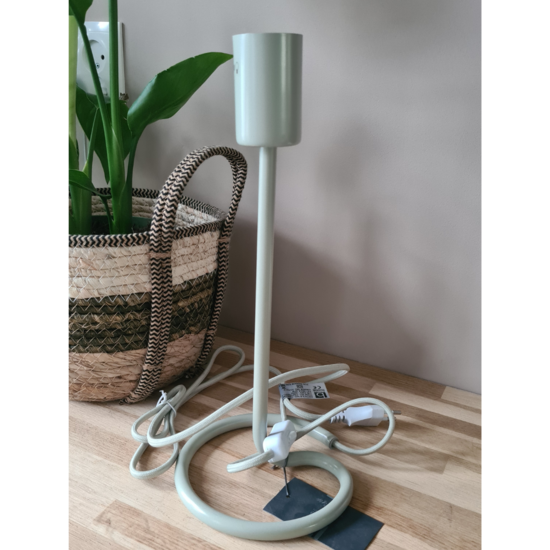 Broste Copenhagen - Cilu table lamp, gray/taupe, showroom model