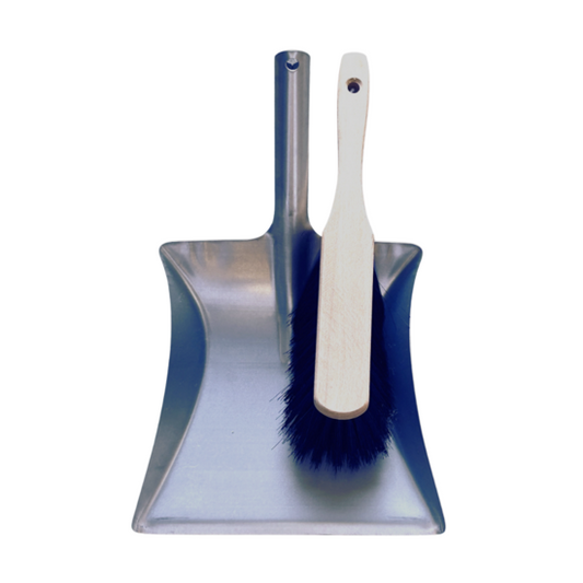My Style - Broom and dustpan metal with black bristles L