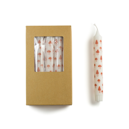 Rustik Lys – Stearin-Dinnerkerze von Kimmi Mushroom