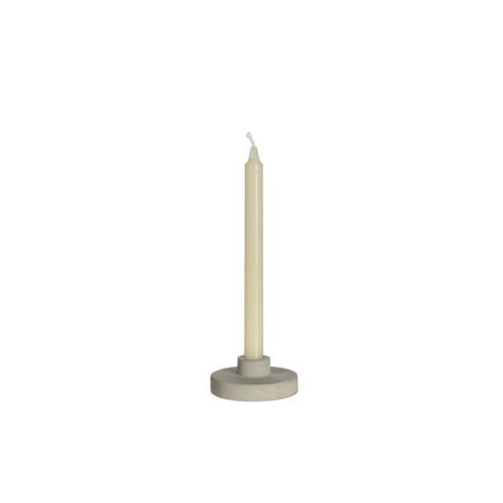 Pencil candles cream s/12